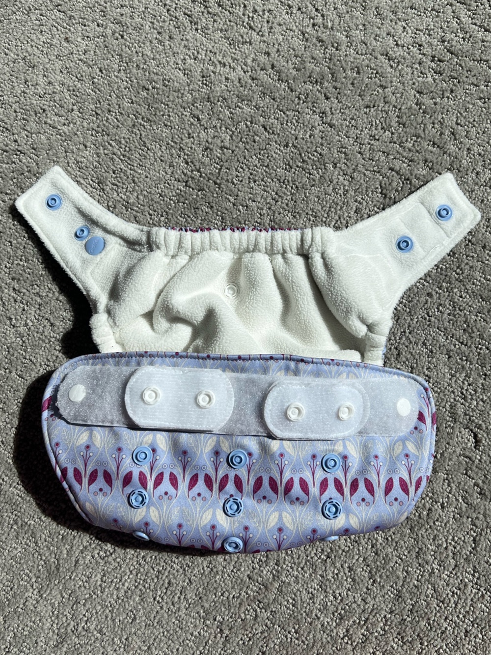 Grovia O.N.E. Cloth Diaper Re-usable - Waverly - Picture 4 of 7